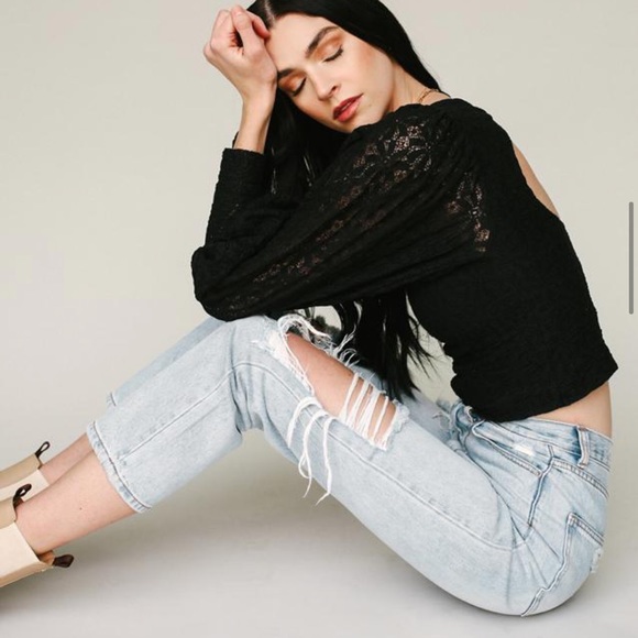 NWT Free People Tea Time Top in Plumeria/Pink - Picture 9 of 12